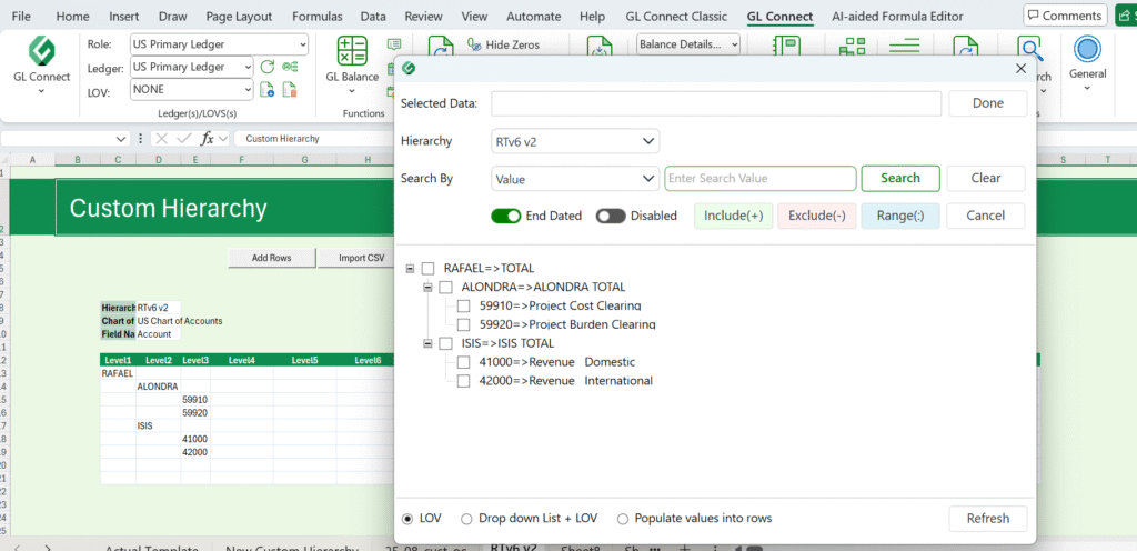 Tailored Reporting, Made Simple with GLConnect’s Custom Hierarchies 1 Custom Hierarchies in Action